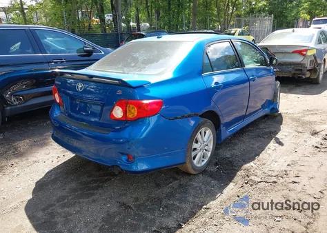 2010 Toyota Corolla S из США, поврежденный, VIN 2T1BU4EEXAC314139